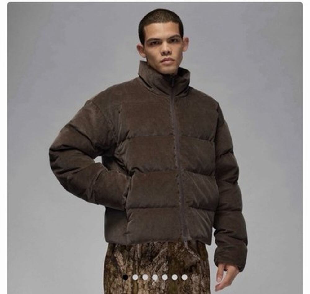 Jordan Flight Down Fill Puffer Jacket Therma-FIT Brown HV0536-237 Men’s Medium